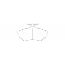 FP0696 FIT Комплект тормозных колодок, дисковый тормоз