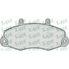 05P481 LPR Комплект тормозных колодок, дисковый тормоз