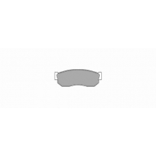 287 SIMER Комплект тормозных колодок, дисковый тормоз