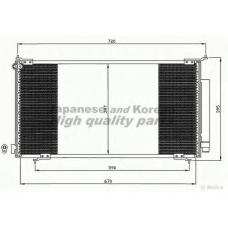 H559-31 ASHUKI Конденсатор, кондиционер