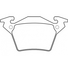 WBP23020A WAGNER LOCKHEED Комплект тормозных колодок, дисковый тормоз