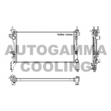 105440 AUTOGAMMA Радиатор, охлаждение двигателя