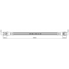 VBH750 MOTAQUIP Тормозной шланг