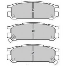 FBP-1773 FREMAX Комплект тормозных колодок, дисковый тормоз