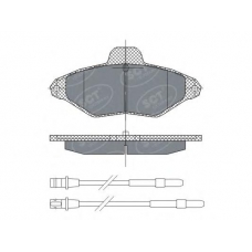 SP 293 SCT Комплект тормозных колодок, дисковый тормоз