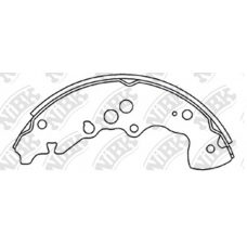FN9968 NiBK Комплект тормозных колодок