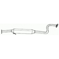 65430 SIGAM Средний глушитель выхлопных газов