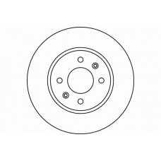 MDC1723 MINTEX Тормозной диск