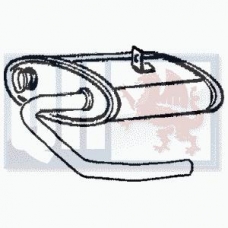 210154 KLARIUS Средний глушитель выхлопных газов