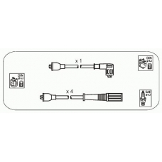 RB2 JANMOR Комплект проводов зажигания