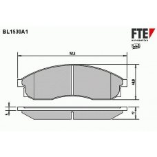 BL1530A1 FTE Колодки тормозные