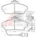 36647 ABS Комплект тормозных колодок, дисковый тормоз