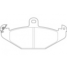 WBP20410A WAGNER LOCKHEED Комплект тормозных колодок, дисковый тормоз