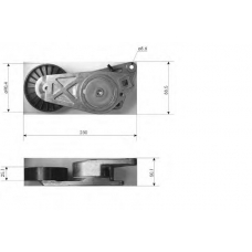 TKR 9230 TIMKEN Натяжной ролик, поликлиновой  ремень