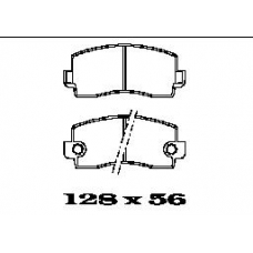 BL1129A2 FTE Колодки тормозные