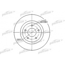 PBD7006 PATRON Тормозной диск