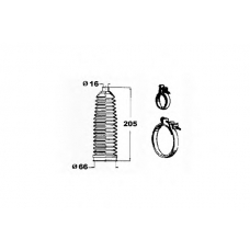 0901870 OCAP Комплект пылника, рулевое управление