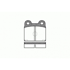 2007.20 ROADHOUSE Комплект тормозных колодок, дисковый тормоз