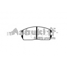 C001-01J ASHUKI Комплект тормозных колодок, дисковый тормоз