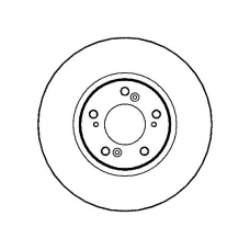NBD1086 NATIONAL Тормозной диск