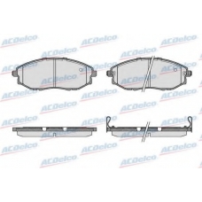 AC687981D AC Delco Комплект тормозных колодок, дисковый тормоз