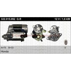 22-322-015-092 TRISCAN Стартер