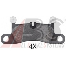 37788 OE ABS Комплект тормозных колодок, дисковый тормоз