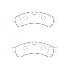 WBP29231A WAGNER LOCKHEED Комплект тормозных колодок, дисковый тормоз