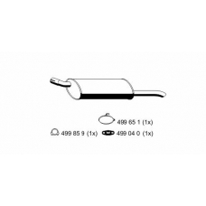 032063 ERNST Глушитель выхлопных газов конечный