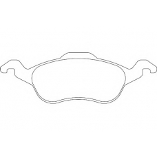 WBP23154A WAGNER LOCKHEED Комплект тормозных колодок, дисковый тормоз