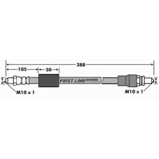 FBH7327 FIRST LINE Тормозной шланг