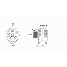 943346134010 MAGNETI MARELLI Генератор