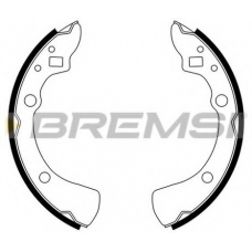GF0772 BREMSI Комплект тормозных колодок