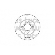 DF2598 TRW Тормозной диск