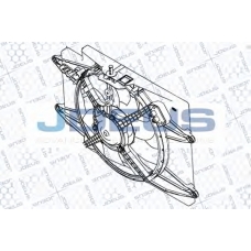 EV854510 JDEUS Вентилятор, охлаждение двигателя