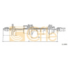 11.3005 COFLE Трос, управление сцеплением