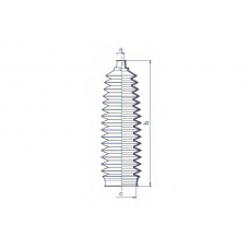 K5372 DA SILVA Пыльник, рулевое управление