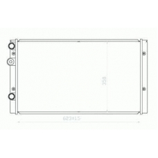 737-0023 TYC Радиатор, охлаждение двигателя