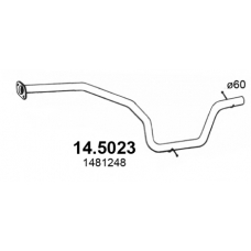 14.5023 ASSO Труба выхлопного газа