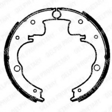 LS1073 DELPHI Комплект тормозных колодок