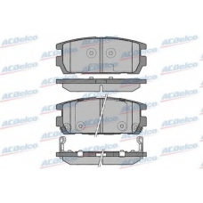 AC858281D AC Delco Комплект тормозных колодок, дисковый тормоз