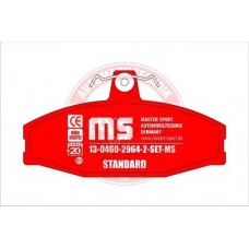 13046029642-SET-MS MASTER-SPORT Комплект тормозных колодок, дисковый тормоз