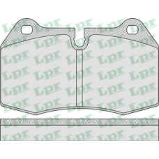 05P769 LPR Комплект тормозных колодок, дисковый тормоз