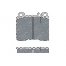 SP 256 PR SCT Комплект тормозных колодок, дисковый тормоз