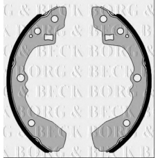 BBS6470 BORG & BECK Комплект тормозных колодок