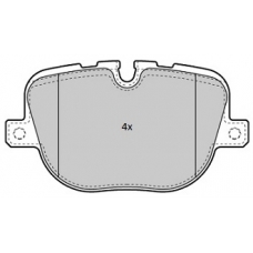 FBP-1837 FREMAX Комплект тормозных колодок, дисковый тормоз