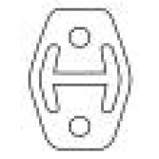 035023 SIGAM Кронштейн, система выпуска ОГ