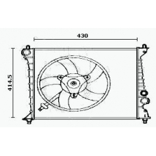 RM0655 EQUAL QUALITY Радиатор, охлаждение двигателя