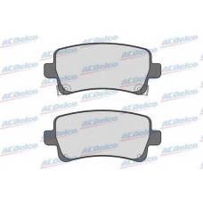 AC873281D AC Delco Комплект тормозных колодок, дисковый тормоз