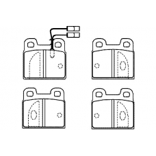 20912 150  0 5 T4038 TEXTAR Колодки тормозные